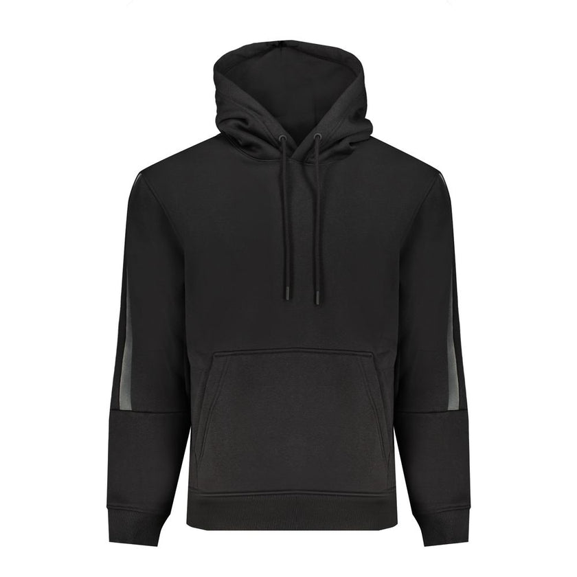 Black Cotton Men's Hooded SweaterDive into the epitome of modern luxury with this Calvin Klein sweatshirt. Exuding effortless style, it features a hood for an urban edge, a cozy fleece lining for comfort, and a single central pocket for practicality. Bold