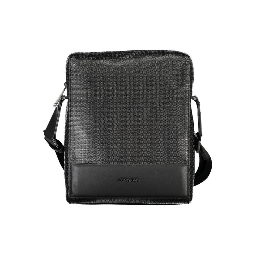 Eco-Friendly Sleek Black Shoulder BagDiscover the perfect blend of style and sustainability with our Eco-Friendly Sleek Black Shoulder Bag from Calvin Klein. Designed for the environmentally conscious fashion enthusiast, this bag features an adjustable sh
