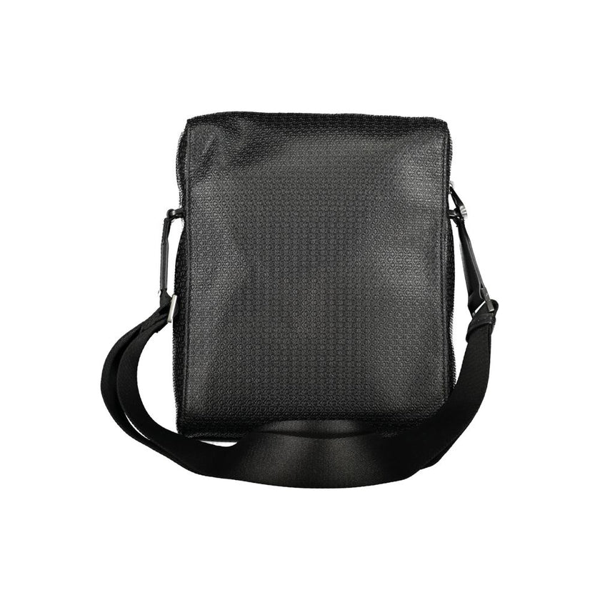 Eco-Friendly Sleek Black Shoulder BagDiscover the perfect blend of style and sustainability with our Eco-Friendly Sleek Black Shoulder Bag from Calvin Klein. Designed for the environmentally conscious fashion enthusiast, this bag features an adjustable sh