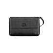 Black Polyester Women HandbagElevate your accessory game with this sophisticated and versatile Calvin Klein shoulder bag. Meticulously crafted from a blend of 51% Polyester and 49% Polyethylene, it offers sustainability with a luxe edge. The adjustable an