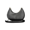 Black Polyester Women HandbagMake a powerful statement with Calvin Klein’s eco-conscious yet stunningly sophisticated shoulder bag. Crafted from a mixture of polyester and polyethylene, this sleek accessory boasts a durable and stylish chain that drapes e
