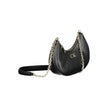 Black Polyester Women HandbagMake a powerful statement with Calvin Klein’s eco-conscious yet stunningly sophisticated shoulder bag. Crafted from a mixture of polyester and polyethylene, this sleek accessory boasts a durable and stylish chain that drapes e