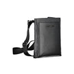 Eco-Conscious Black Shoulder Bag with LogoExperience style with a sustainable edge with Calvin Klein’s sleek black shoulder bag. Crafted from environmentally friendly materials, this bag features an adjustable shoulder strap for personalized comfort, two