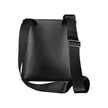 Eco-Conscious Black Shoulder Bag with LogoExperience style with a sustainable edge with Calvin Klein’s sleek black shoulder bag. Crafted from environmentally friendly materials, this bag features an adjustable shoulder strap for personalized comfort, two