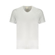 White Cotton Men T-ShirtElevate your everyday style with the Calvin Klein V-Neck T-shirt. This crisp white tee, featuring the iconic Calvin Klein logo embroidery, is a testament to minimalist chic and effortless cool. Crafted from pure, breathable cotton,