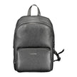 Black Polyethylene Men BackpackElevate your on-the-go style with the sleek Calvin Klein backpack, expertly crafted to keep pace with the dynamic lifestyle of the modern man. The bold black hue complements the minimalist design, featuring an external pocke