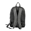 Black Polyethylene Men BackpackElevate your on-the-go style with the sleek Calvin Klein backpack, expertly crafted to keep pace with the dynamic lifestyle of the modern man. The bold black hue complements the minimalist design, featuring an external pocke