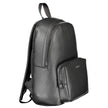 Black Polyethylene Men BackpackElevate your on-the-go style with the sleek Calvin Klein backpack, expertly crafted to keep pace with the dynamic lifestyle of the modern man. The bold black hue complements the minimalist design, featuring an external pocke