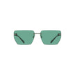 Green Metal Men SunglassElevate your style quotient with these Calvin Klein statement sunglasses, perfect for the fashion-forward individual. Featuring a sleek metal frame and captivating square green lenses, these shades are designed to turn heads while