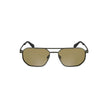 Bronze Metal Men SunglassStep out in style with these Calvin Klein statement sunglasses, where modern design meets timeless elegance. Crafted with a sleek metal frame and bold square lenses in a stunning bronze hue, these shades are not just a fashion acc