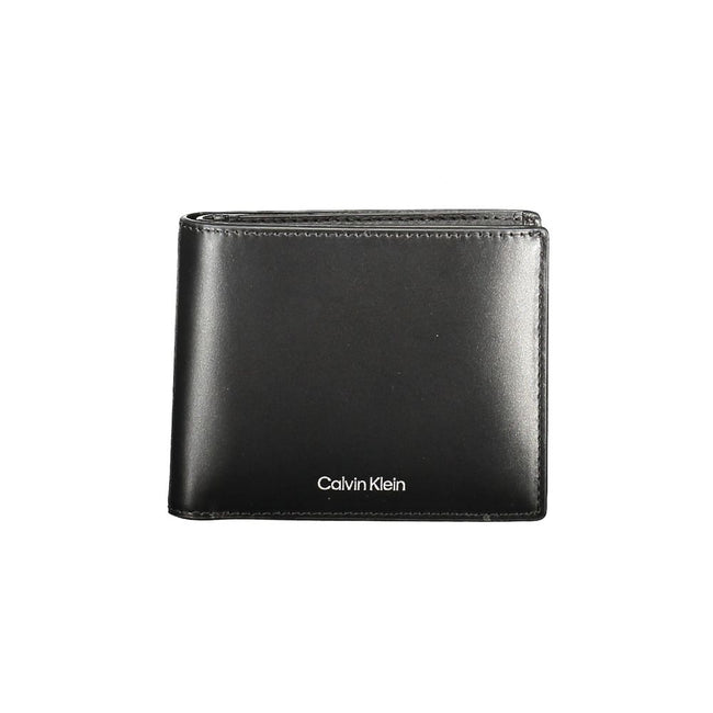 Black Leather Men WalletExperience the epitome of sleek sophistication with this impeccably crafted Calvin Klein wallet. Designed for the modern man who appreciates both style and security, this wallet boasts a streamlined silhouette with intelligent RFID