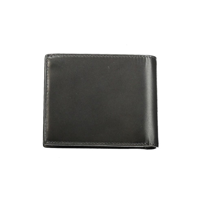 Black Leather Men WalletExperience the epitome of sleek sophistication with this impeccably crafted Calvin Klein wallet. Designed for the modern man who appreciates both style and security, this wallet boasts a streamlined silhouette with intelligent RFID