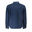 Blue Cotton Men JacketUnleash the essence of timeless fashion with Calvin Klein’s quintessential denim jacket. Meticulously crafted with a regular fit that’s both versatile and undeniably comfortable, it boasts an iconic style that transcends trends. High