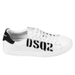 White Calfskin SneakerDsquared2 low sneakers in white calfskin, black leather heel counter, DSQ2 logo print on the sidesWhite Calfskin Sneaker${tagsDsquared²Aulae White Calfskin Sneaker Dsquared²Aulae White Calfskin Sneaker Dsquared2 low sneakers in white