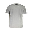 Gray Cotton Men T-ShirtIndulge in the edgy opulence of Plein Sport with this must-have gray t-shirt, a piece that transcends mere fashion. Its sharp V-neckline and bold print evoke a sense of rebellion while proudly brandishing the iconic Plein Sport logo