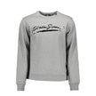 Gray Cotton Men SweaterEmbrace the fusion of luxury and athleticism with the Plein Sport Long Sleeve Sweatshirt. The embodiment of bold sophistication, this crew neck piece boasts a statement print and the unmistakable Plein Sport logo, making it a stando
