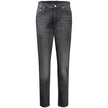 Black Cotton Women JeansDiscover the bold expression of timeless style with these Calvin Klein Mom Jeans. Crafted for those who covet a trendy yet classic silhouette, these jeans feature 5 pockets, a secure button and zip closure, and the iconic Calvin Kl