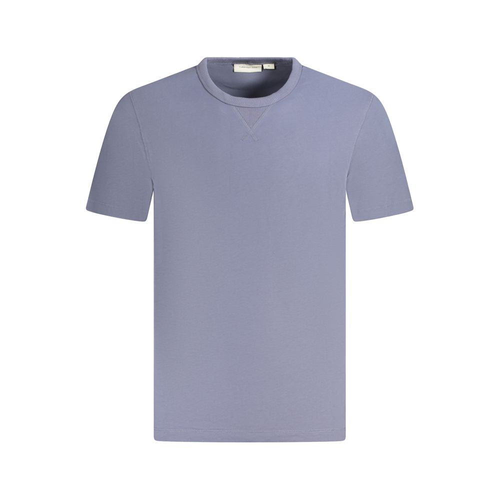 Blue Cotton T-ShirtSHORT SLEEVE T-SHIRT, CREW NECK, CONTRASTING DETAILS, APPLICATION, LOGO, 95% REGENERATIVE COTTONBlue Cotton T-Shirt${tagsCalvin KleinAulae Blue Cotton T-Shirt Calvin KleinAulae Blue Cotton T-Shirt SHORT SLEEVE T-SHIRT, CREW NECK, CONTRA