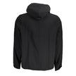 Black Polyester Men's Sport JacketElevate your active wardrobe with the sleek sophistication of Calvin Klein’s Sports Jacket. Tailored for the modern trendsetter, this jacket combines functionality with high fashion. The hooded design, dual-pocket conveni