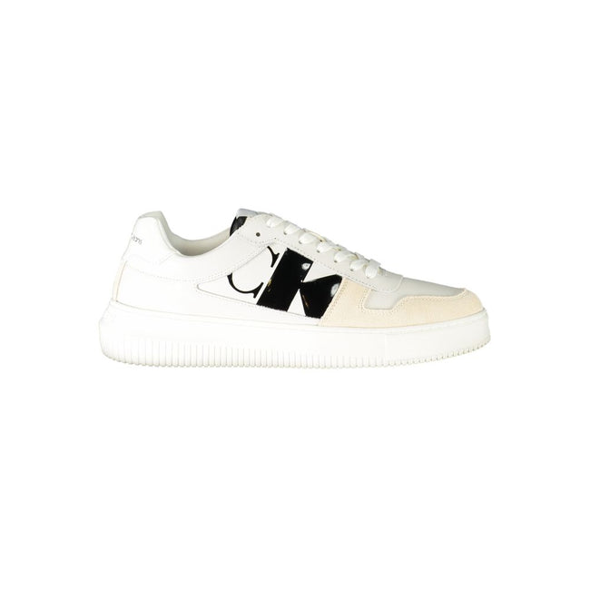 White Polyester SneakerSPORTS SHOE WITH LACES, CONTRAST DETAILS, PRINT, LOGO, 50% RECYCLED POLYESTERWhite Polyester Sneaker${tagsCalvin KleinAulae White Polyester Sneaker Calvin KleinAulae White Polyester Sneaker SPORTS SHOE WITH LACES, CONTRAST DETAILS,