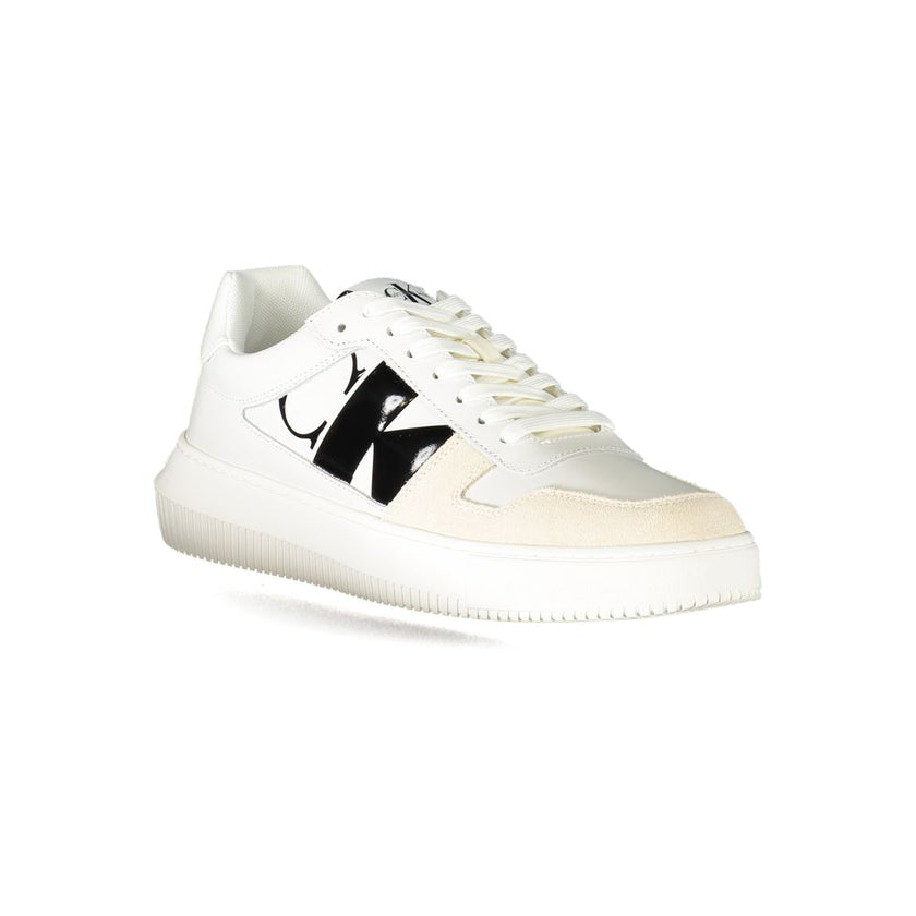 White Polyester SneakerSPORTS SHOE WITH LACES, CONTRAST DETAILS, PRINT, LOGO, 50% RECYCLED POLYESTERWhite Polyester Sneaker${tagsCalvin KleinAulae White Polyester Sneaker Calvin KleinAulae White Polyester Sneaker SPORTS SHOE WITH LACES, CONTRAST DETAILS,