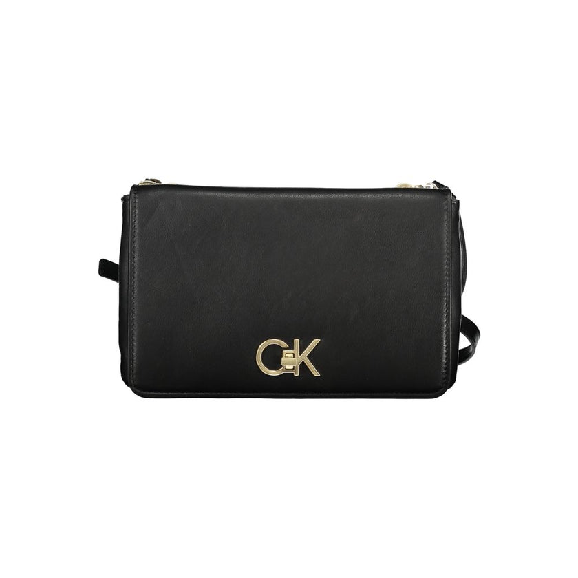 Black Polyester HandbagADJUSTABLE AND REMOVABLE SHOULDER BAG, 2 SEPARATE COMPARTMENTS, 1 INTERNAL DOCUMENT POCKET, ZIP AND SWIVEL CLOSURE, LOGO, 50% RECYCLED POLYESTERBlack Polyester Handbag${tagsCalvin KleinAulae Black Polyester Handbag Calvin KleinAulae