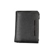 Sleek Black Leather Wallet with Coin PurseDiscover the sophistication of Calvin Klein’s craftsmanship with this sleek black leather wallet. Designed for the modern man, this wallet features two spacious compartments to keep your essentials organized. A co
