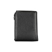 Sleek Black Leather Wallet with Coin PurseDiscover the sophistication of Calvin Klein’s craftsmanship with this sleek black leather wallet. Designed for the modern man, this wallet features two spacious compartments to keep your essentials organized. A co
