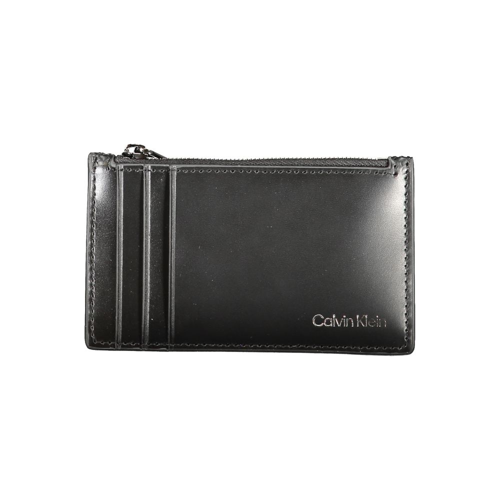 Black Leather WalletCARD HOLDER, 1 CENTRAL ZIP POCKET, SPACES FOR CARD, LOGOBlack Leather Wallet${tagsCalvin KleinAulae Black Leather Wallet Calvin KleinAulae Black Leather Wallet CARD HOLDER, 1 CENTRAL ZIP POCKET, SPACES FOR CARD, LOGO 110296138070,11273