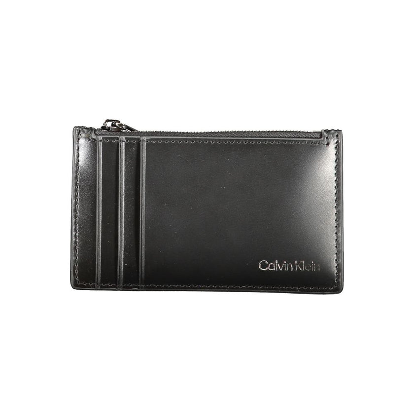 Black Leather WalletCARD HOLDER, 1 CENTRAL ZIP POCKET, SPACES FOR CARD, LOGOBlack Leather Wallet${tagsCalvin KleinAulae Black Leather Wallet Calvin KleinAulae Black Leather Wallet CARD HOLDER, 1 CENTRAL ZIP POCKET, SPACES FOR CARD, LOGO 110296138070,11273