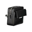 Black Polyethylene Women HandbagElevate your ensemble with the sleek sophistication of the Calvin Klein handbag. A versatile accessory that boasts an adjustable and removable shoulder strap, tailored for your comfort and style preference. This chic bag fe