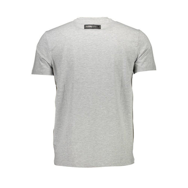 Brown Cotton Men T-ShirtEmbark on a sartorial adventure with the Plein Sport T-Shirt, where luxury meets athletic prowess. Impeccably crafted from a sumptuous blend of cotton and elastane, this tee is a testament to Italian craftsmanship. Adorned with sig