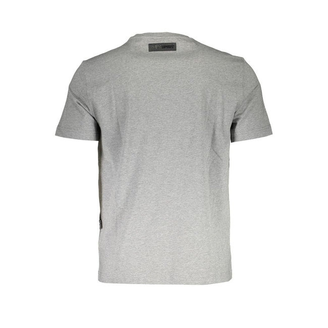Brown Cotton Men T-ShirtElevate your wardrobe with the epitome of modern luxury: Plein Sport. This statement-making brown T-Shirt is more than apparel; it’s a declaration of bold, athletic chic. With a crew neck and short sleeves that frame the body in ef