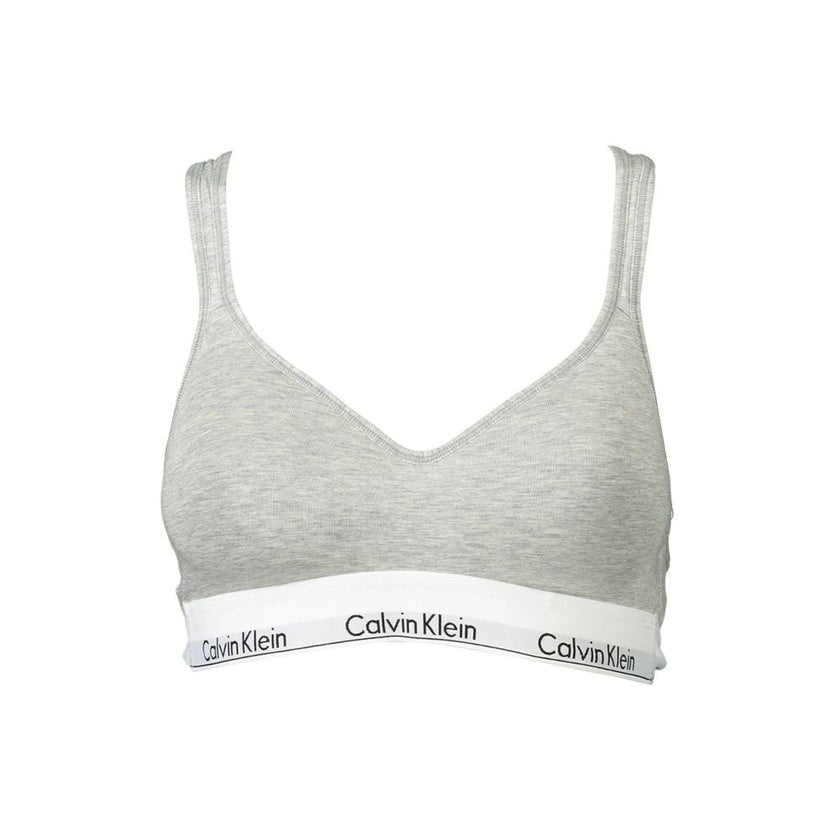Brown Cotton Women BraletteElevate your intimate collection with the sophisticated charm of Calvin Klein. This bralette is a statement of style and comfort, infused with the classic appeal that the brand is revered for. Its chic crossed straps and elastic