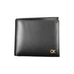 Black Leather Men WalletPresenting the ultimate fusion of sophistication and practicality – the Calvin Klein Leather Wallet. This sleek black accessory doesn’t just carry your essentials; it guards them too. With RFID blocking technology, your cards stay