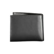 Black Leather Men WalletPresenting the ultimate fusion of sophistication and practicality – the Calvin Klein Leather Wallet. This sleek black accessory doesn’t just carry your essentials; it guards them too. With RFID blocking technology, your cards stay