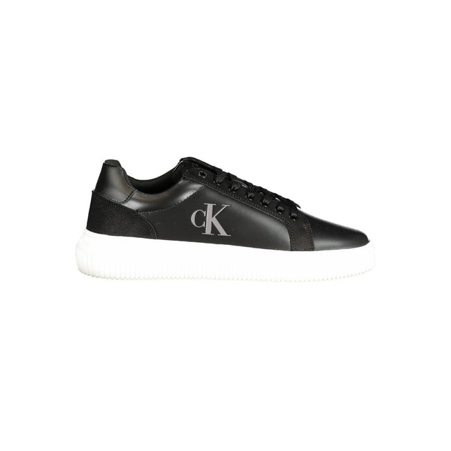 Black Polyester SneakerSPORTS SHOE WITH LACES, PRINT, CONTRASTING DETAILS, LOGO, 50% RECYCLED THERMOPLASTIC RUBBERBlack Polyester Sneaker${tagsCalvin KleinAulae Black Polyester Sneaker Calvin KleinAulae Black Polyester Sneaker SPORTS SHOE WITH LACES, PRIN