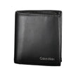 Black Leather Men WalletCrafted with the modern gentleman in mind, this Calvin Klein wallet is the epitome of sleek sophistication. A design that resonates with the brand’s minimalist aesthetic, it boasts two spacious compartments, a coin purse tailored f
