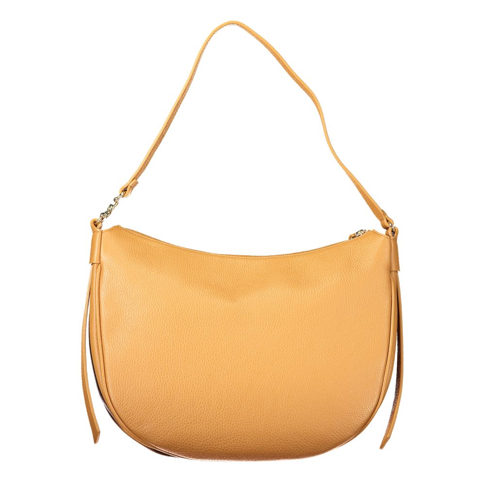 Marrone Leather Handbag with Shoulder Strap