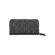Black Polyethylene Women WalletElevate your essentials with the chic elegance of the Calvin Klein wallet. A testament to minimalist sophistication, this sleek accessory is designed to keep your personal items secure and organized. With five compartments i