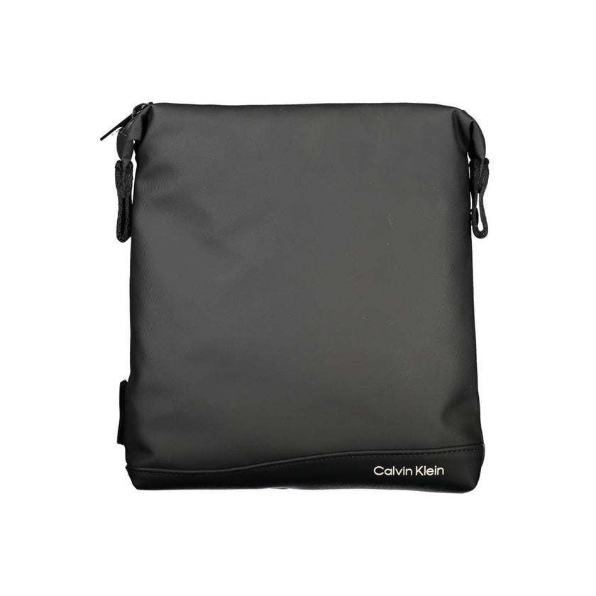 Elegant Black Shoulder Bag with Contrast DetailsDiscover the perfect blend of sophistication and practicality with this elegant, black shoulder bag from Calvin Klein. The adjustable shoulder strap ensures a comfortable fit, while the interior pocket keeps