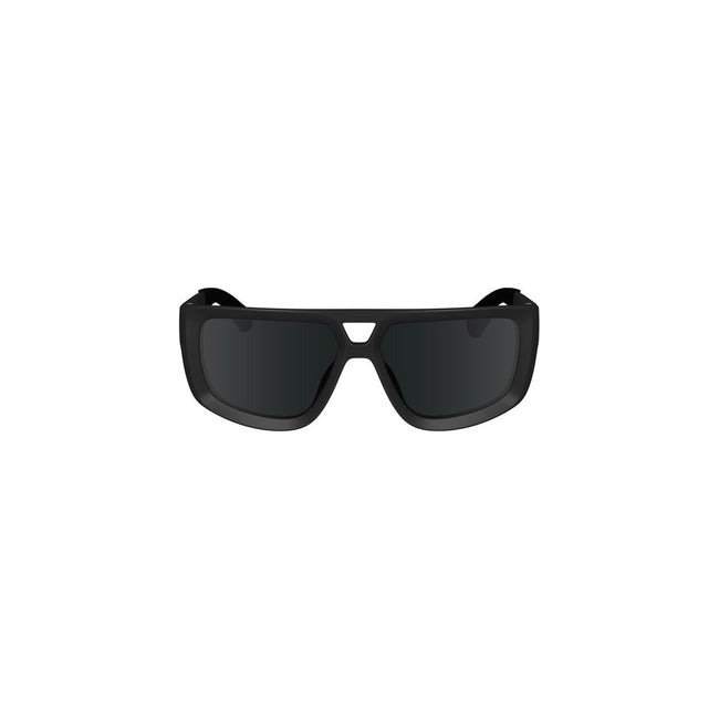 Black Plastic Men SunglassesExperience the epitome of sleek sophistication with these Calvin Klein sunglasses. Crafted with precision, their injected plastic frame boasts a suave, square lens design for a contemporary edge. Dipped in a classic black hue,