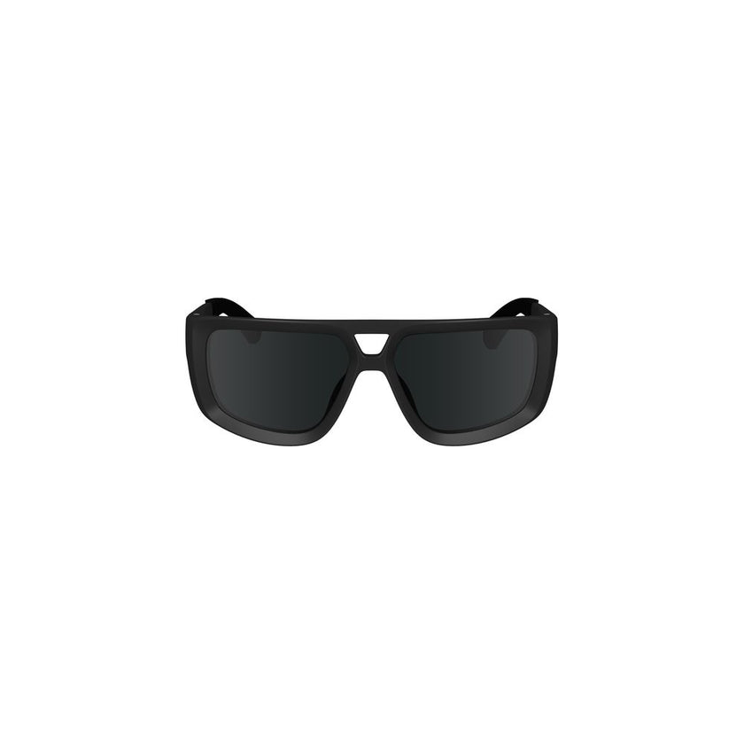 Black Plastic Men SunglassesExperience the epitome of sleek sophistication with these Calvin Klein sunglasses. Crafted with precision, their injected plastic frame boasts a suave, square lens design for a contemporary edge. Dipped in a classic black hue,