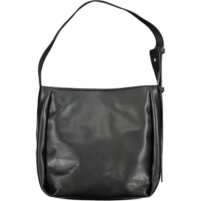 Black Polyester HandbagBAG 1 ADJUSTABLE SHOULDER HANDLE, 2 COMPARTMENTS, 1 CENTRAL POCKET, 1 INTERNAL DOCUMENT POCKET, CONTRASTING DETAILS, ZIP AND MAGNET CLOSURE, LOGO, 50% RECYCLED POLYESTERBlack Polyester Handbag${tagsCalvin KleinAulae Black Polyester