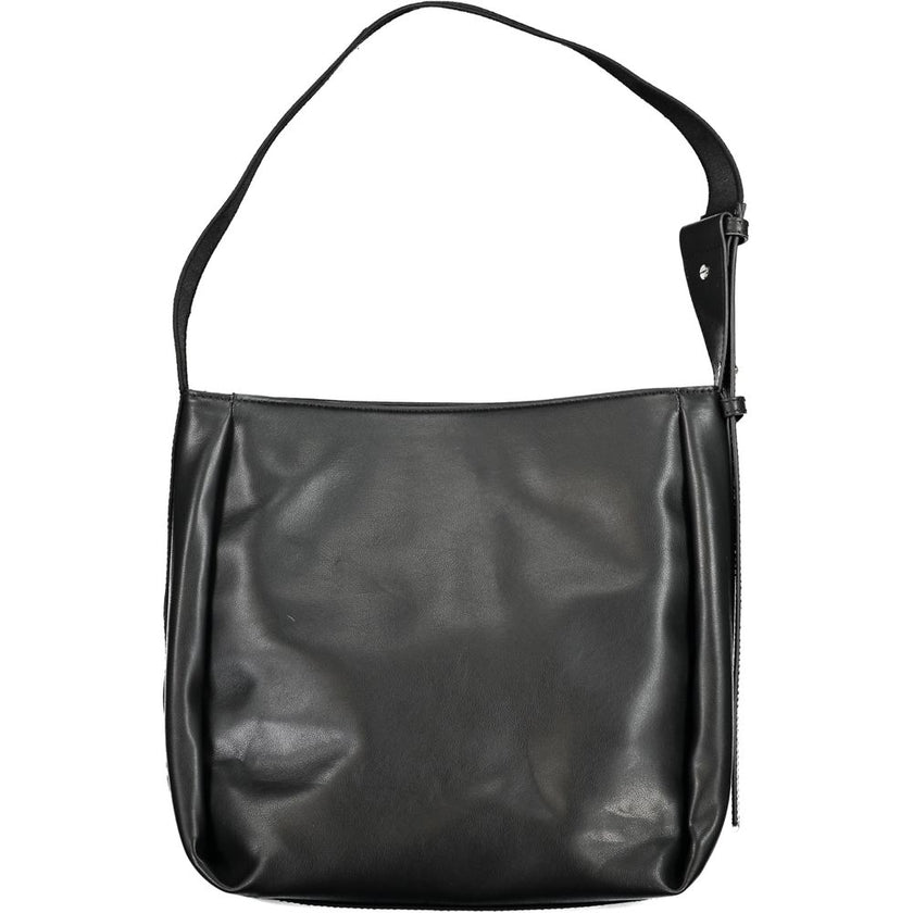 Black Polyester HandbagBAG 1 ADJUSTABLE SHOULDER HANDLE, 2 COMPARTMENTS, 1 CENTRAL POCKET, 1 INTERNAL DOCUMENT POCKET, CONTRASTING DETAILS, ZIP AND MAGNET CLOSURE, LOGO, 50% RECYCLED POLYESTERBlack Polyester Handbag${tagsCalvin KleinAulae Black Polyester