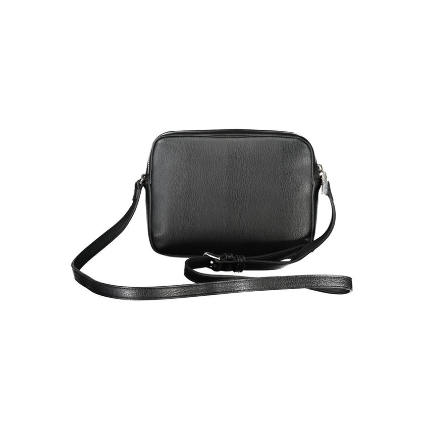 Black Polyethylene Women HandbagElevate your accessory game with the sleek Calvin Klein shoulder bag, epitomizing urban-chic with its minimalist design and bold logo detail. Functional yet sophisticated, it boasts an adjustable strap, ensuring a perfect f