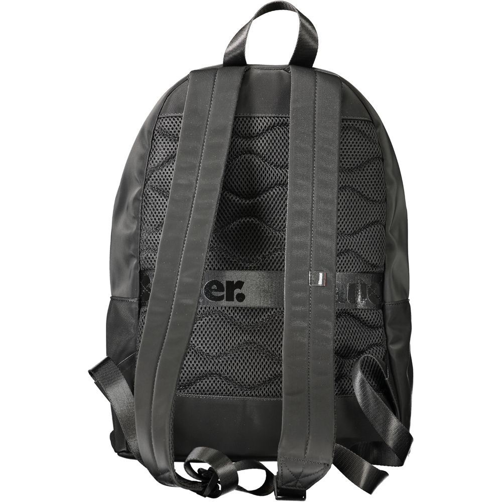 Schwarzer Blauer NAPER Rucksack aus Synthetik mit Laptopfach