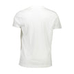 White Cotton Men T-ShirtEmbrace the bold spirit of Diesel with this standout white T-shirt, featuring a striking print that encapsulates the brand’s edgy aesthetic. Crafted from the softest cotton for unmatched comfort and breathability, this tee is perfe