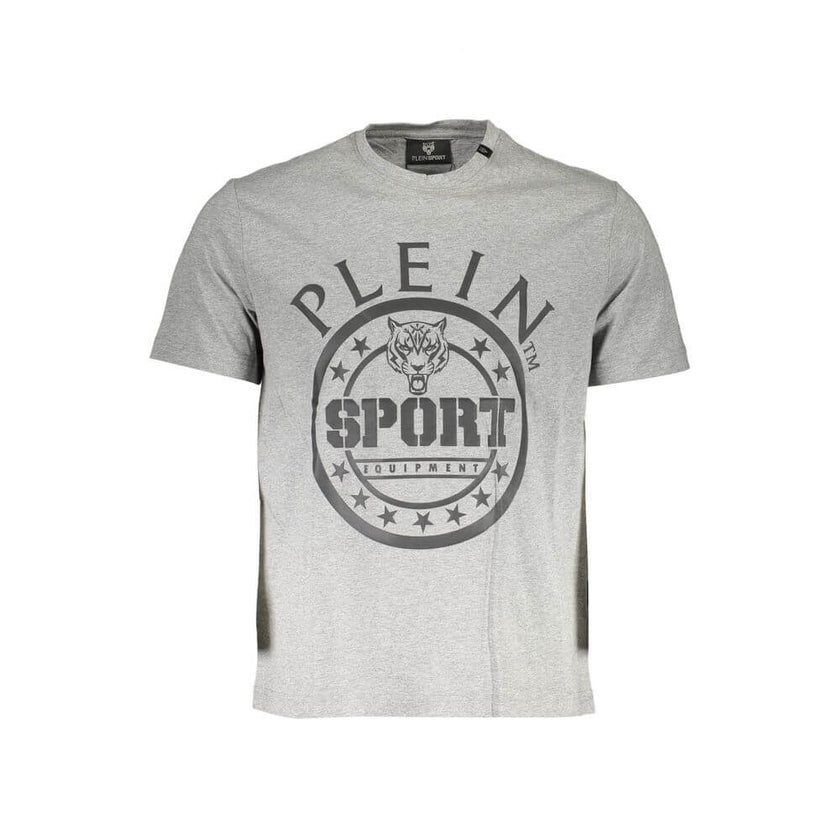 Brown Cotton Men T-ShirtIndulge in the epitome of bold luxury with Plein Sport’s exquisite brown t-shirt, a true testament to refined athleticism and trend-setting style. Crafted from premium cotton, it features a classic crew neck and eye-catching contra