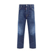 Blue Cotton Skinny JeansDsquared2’s Cool Guy Jeans are a skinny model with a modern and sophisticated design, perfect for a bold and stylish look. The five-pocket model offers practicality and a slim cut that enhances the silhouette. The zipper-and-button